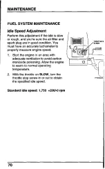 Preview for 72 page of Honda Harmony H2013HDA Owner'S Manual