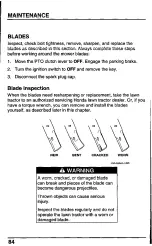 Preview for 86 page of Honda Harmony H2013HDA Owner'S Manual