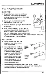 Preview for 93 page of Honda Harmony H2013HDA Owner'S Manual