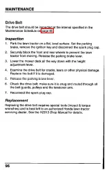 Preview for 98 page of Honda Harmony H2013HDA Owner'S Manual