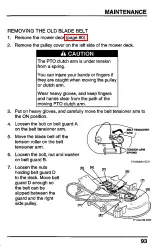 Preview for 95 page of Honda Harmony H2113GDA Owner'S Manual