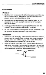 Preview for 101 page of Honda Harmony H2113GDA Owner'S Manual