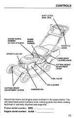 Предварительный просмотр 13 страницы Honda Harmony HRB215HXA Owner'S Manual