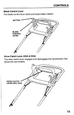 Предварительный просмотр 15 страницы Honda Harmony HRB215HXA Owner'S Manual