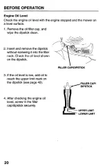 Предварительный просмотр 22 страницы Honda Harmony HRB215HXA Owner'S Manual