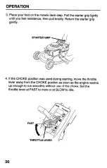 Предварительный просмотр 32 страницы Honda Harmony HRB215HXA Owner'S Manual