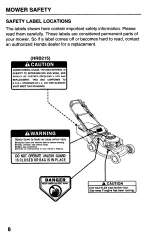 Preview for 10 page of Honda Harmony HRB215PDA Owner'S Manual