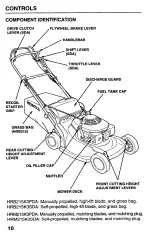 Preview for 12 page of Honda Harmony HRB215PDA Owner'S Manual