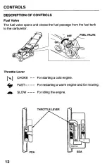 Preview for 14 page of Honda Harmony HRB215PDA Owner'S Manual