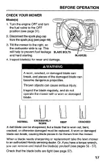 Preview for 19 page of Honda Harmony HRB215PDA Owner'S Manual