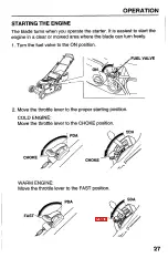 Preview for 29 page of Honda Harmony HRB215PDA Owner'S Manual