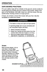 Preview for 34 page of Honda Harmony HRB215PDA Owner'S Manual