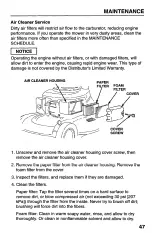 Preview for 49 page of Honda Harmony HRB215PDA Owner'S Manual