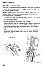 Preview for 56 page of Honda Harmony HRB215PDA Owner'S Manual