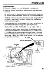 Preview for 59 page of Honda Harmony HRB215PDA Owner'S Manual