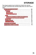 Preview for 65 page of Honda Harmony HRB215PDA Owner'S Manual