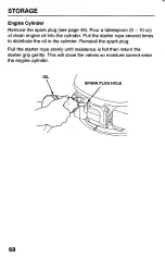 Preview for 70 page of Honda Harmony HRB215PDA Owner'S Manual