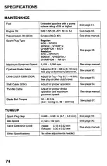 Preview for 76 page of Honda Harmony HRB215PDA Owner'S Manual