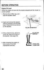 Preview for 22 page of Honda Harmony HRB215PXA Owner'S Manual