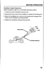 Preview for 25 page of Honda Harmony HRB215PXA Owner'S Manual