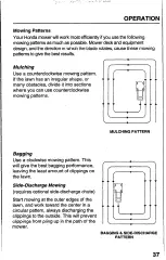 Preview for 39 page of Honda Harmony HRB215PXA Owner'S Manual