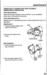 Preview for 61 page of Honda Harmony HRB215PXA Owner'S Manual