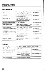 Preview for 78 page of Honda Harmony HRB215PXA Owner'S Manual