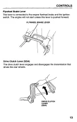 Preview for 15 page of Honda Harmony HRB215SDA Owner'S Manual