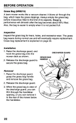 Preview for 24 page of Honda Harmony HRB215SDA Owner'S Manual