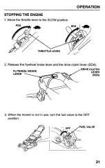 Preview for 33 page of Honda Harmony HRB215SDA Owner'S Manual