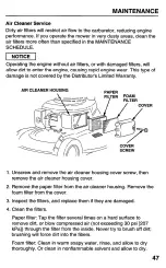 Preview for 49 page of Honda Harmony HRB215SDA Owner'S Manual