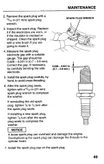 Preview for 51 page of Honda Harmony HRB215SDA Owner'S Manual