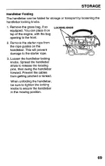 Preview for 71 page of Honda Harmony HRB215SDA Owner'S Manual