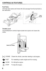 Preview for 10 page of Honda Harmony HRB217HXA Owner'S Manual