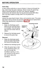 Preview for 16 page of Honda Harmony HRB217HXA Owner'S Manual