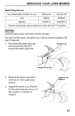 Preview for 39 page of Honda Harmony HRB217HXA Owner'S Manual