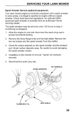 Preview for 41 page of Honda Harmony HRB217HXA Owner'S Manual