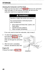 Preview for 50 page of Honda Harmony HRB217HXA Owner'S Manual