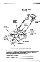 Preview for 14 page of Honda Harmony HRM215PDA Owner'S Manual