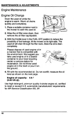 Preview for 45 page of Honda Harmony HRM215PDA Owner'S Manual