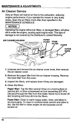 Preview for 47 page of Honda Harmony HRM215PDA Owner'S Manual