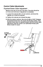 Preview for 52 page of Honda Harmony HRM215PDA Owner'S Manual