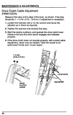 Preview for 53 page of Honda Harmony HRM215PDA Owner'S Manual