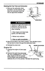 Preview for 66 page of Honda Harmony HRM215PDA Owner'S Manual