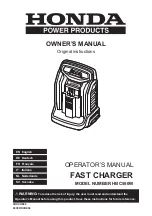 Honda HBC550W Owner'S Manual preview