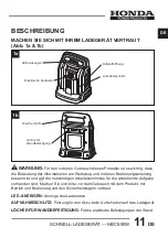 Preview for 28 page of Honda HBC550W Owner'S Manual