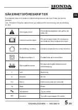 Preview for 90 page of Honda HBC550W Owner'S Manual