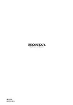 Preview for 107 page of Honda HBC550W Owner'S Manual