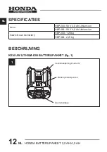 Preview for 84 page of Honda HBP20A Operator'S Manual