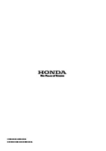 Preview for 113 page of Honda HBP20A Operator'S Manual